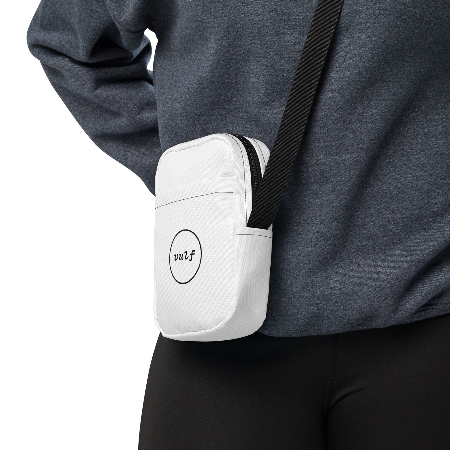 Vulf Circle Cross-Body Bag (White)