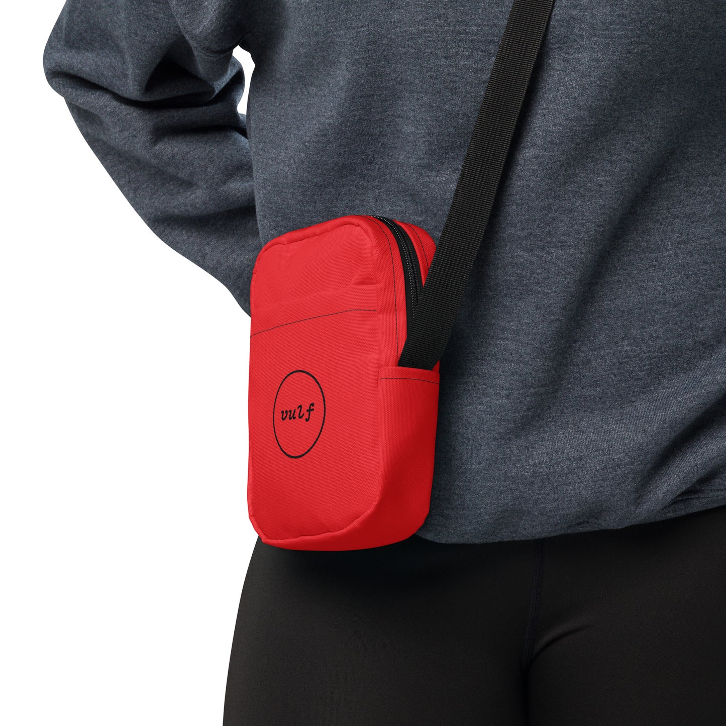 Vulf Circle Cross-Body Bag (Red)