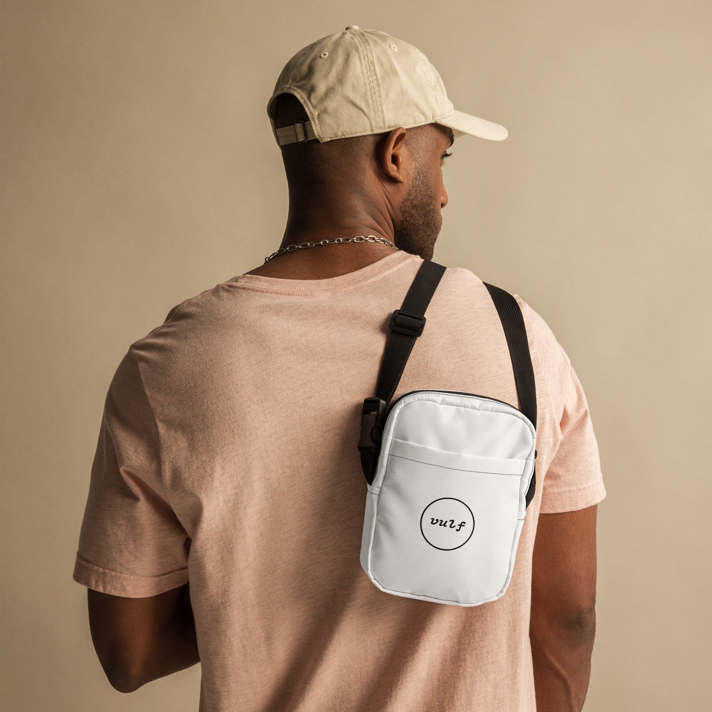 Vulf Circle Cross-Body Bag (White)