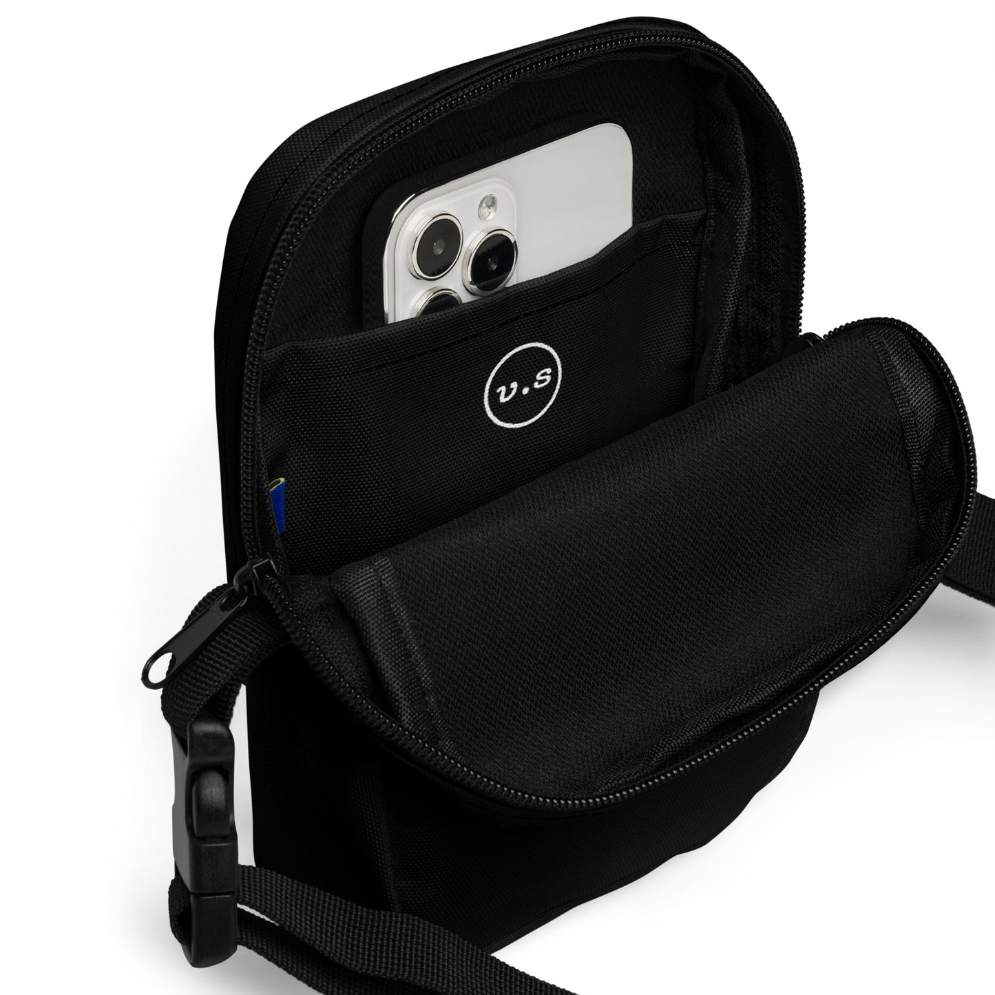 Vulf Circle Cross-Body Bag (Black)