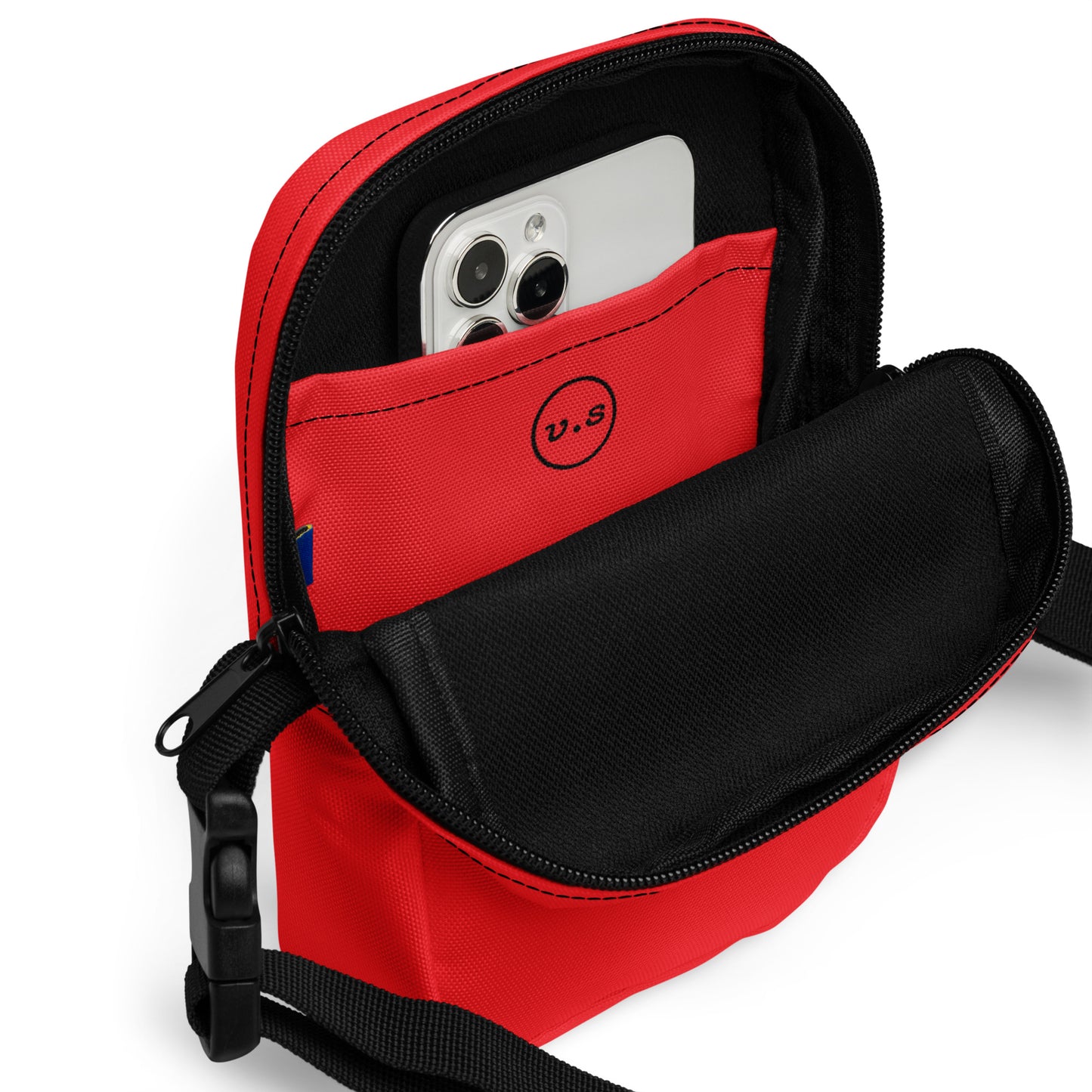Vulf Circle Cross-Body Bag (Red)