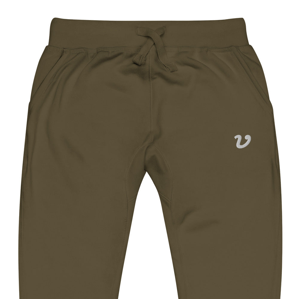 "V" Fleece Joggers
