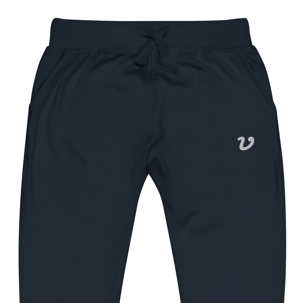 "V" Fleece Joggers