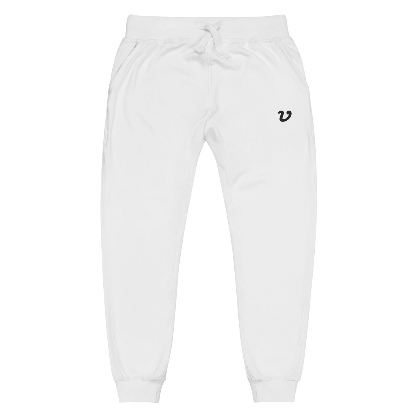 "V" Fleece Joggers