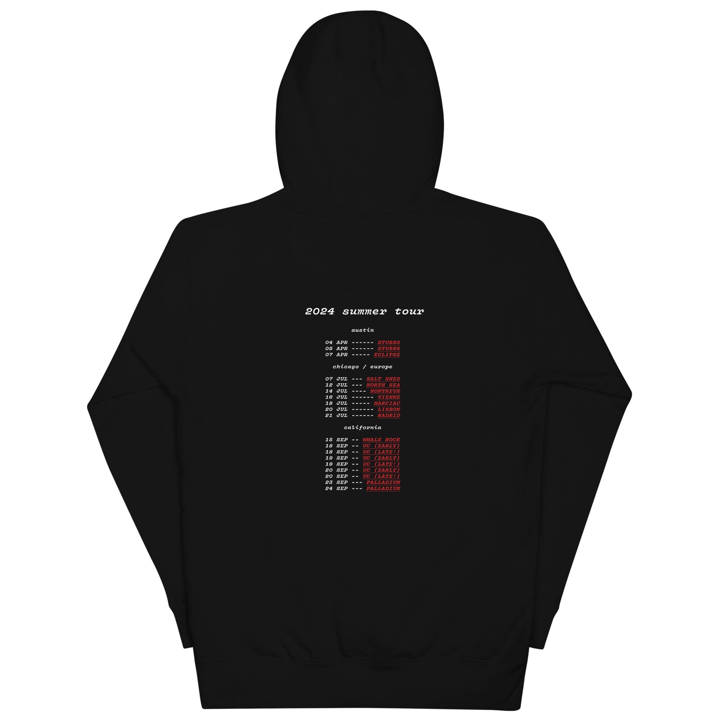 Summer Tour Hoodie