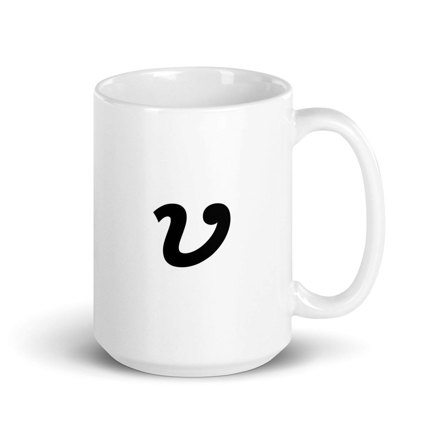 "V" Mug (White)