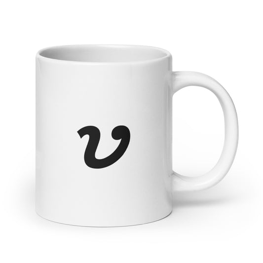 "V" Mug (White)