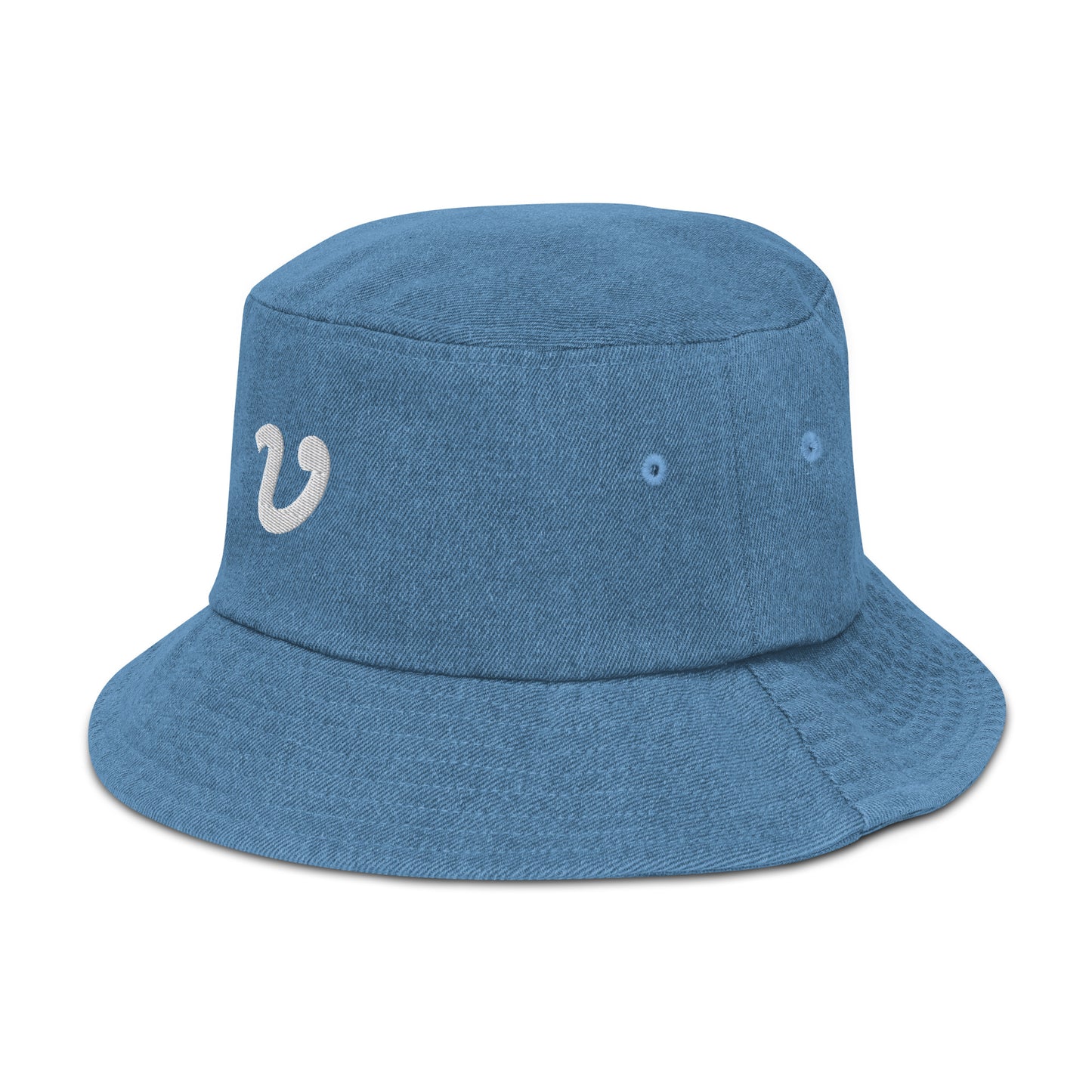 "V" Denim Bucket Hat